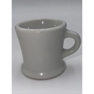 Carr China Coffee Mug Cup Restaurant Ware White Heavy  10 oz Grafton W. Va. 38D